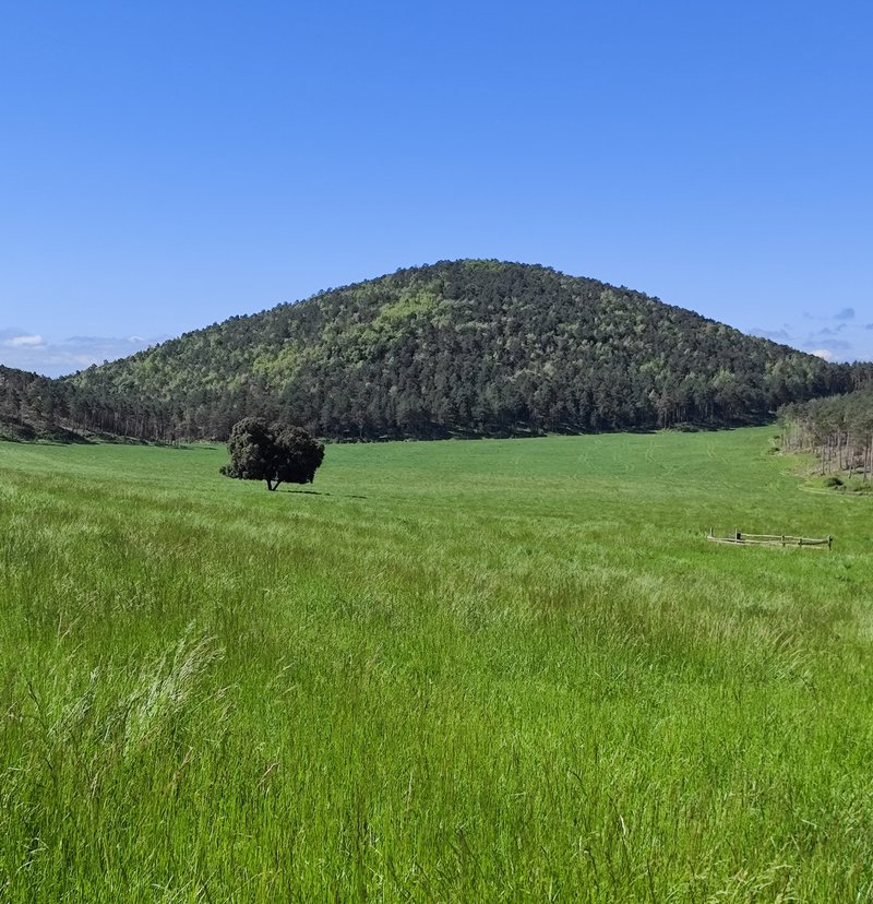 Vistes del pla de Clarà, a la Nou de Berguedà, on hi volen fer una central hidroelèctrica reversible